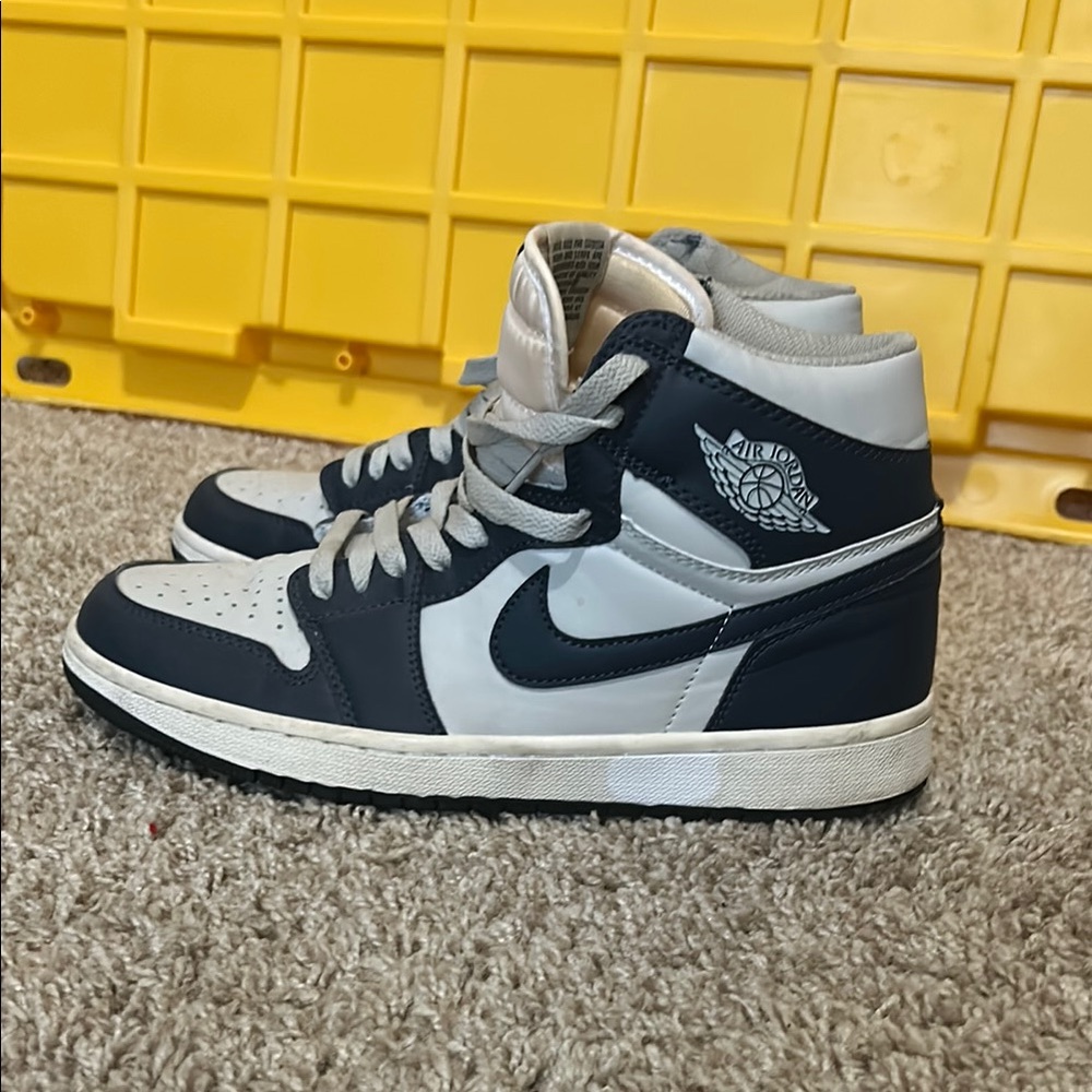 Nike Air Jordan Men's Black and Gray Sneakers